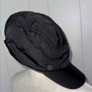 Steve Madden Black Quilted Hat